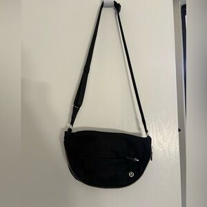 lululemon athletica Black Messenger Bag